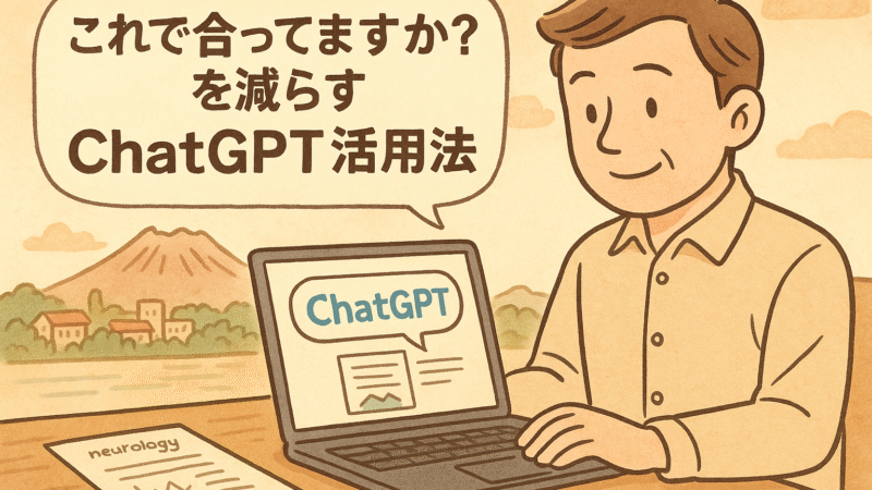 これで合ってますか？を減らすChatGPT活用法【鹿児島・中小企業向け】