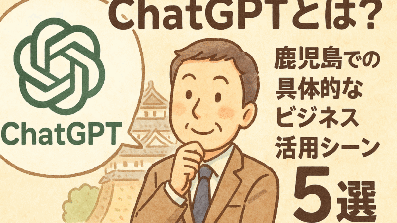 ChatGPTとは？鹿児島での具体的なビジネス活用シーン5選