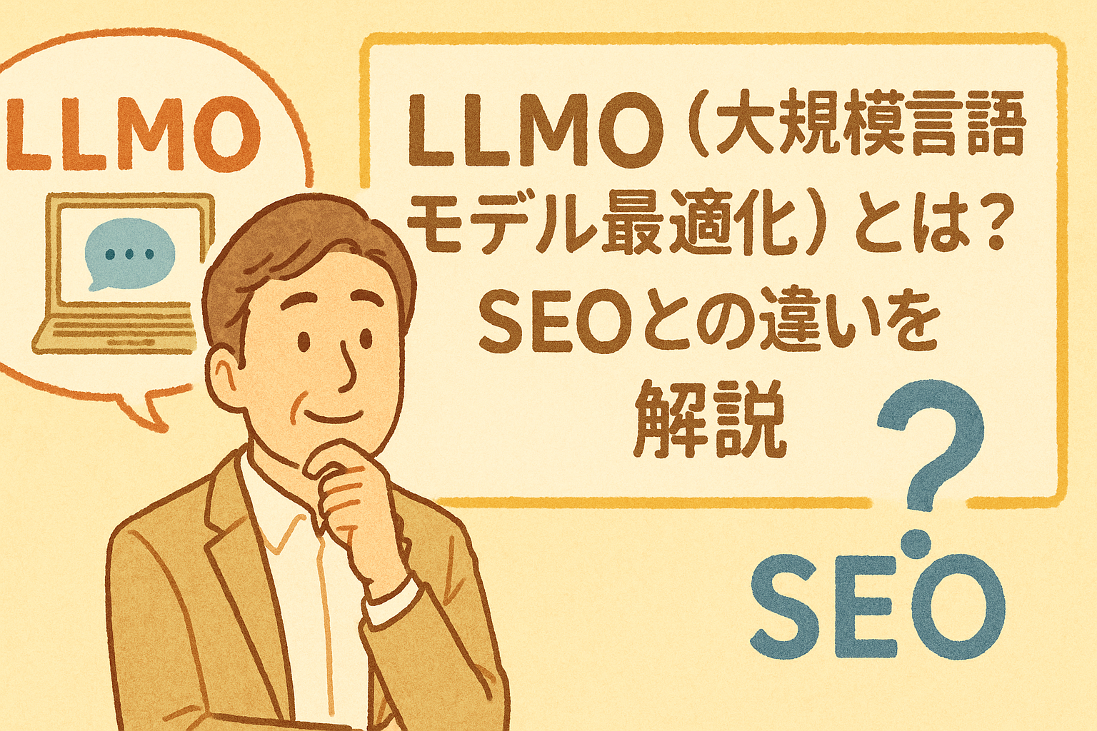 LLMO（大規模言語モデル最適化）とは？SEOとの違いを解説