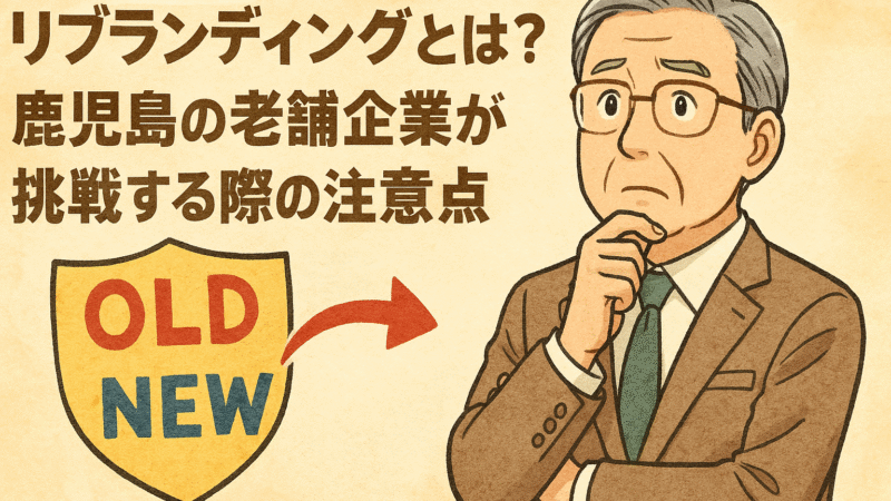 リブランディングとは？鹿児島の老舗企業が挑戦する際の注意点