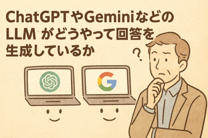 ChatGPTやGeminiなどのLLMがどうやって回答を生成しているか