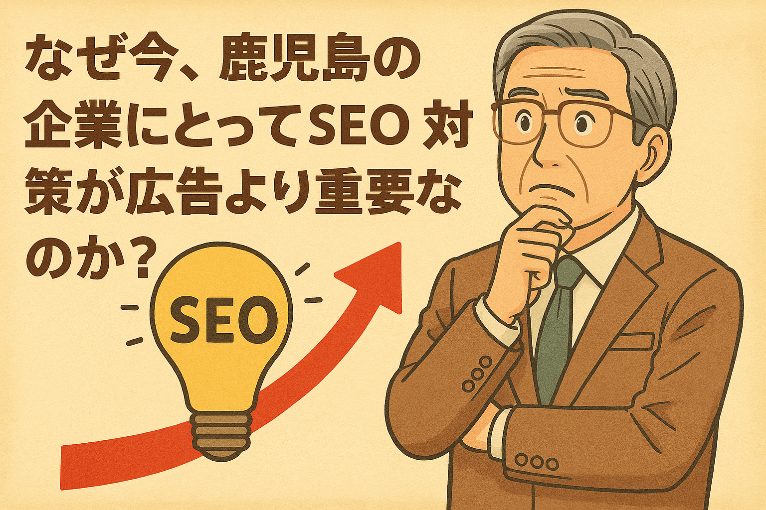 なぜ今、鹿児島の企業にとってSEO対策が広告より重要なのか？