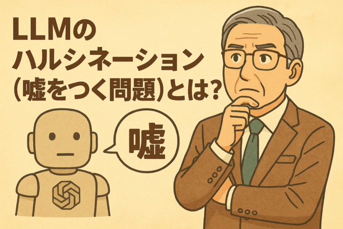 LLMのハルシネーション(嘘をつく問題)とは?