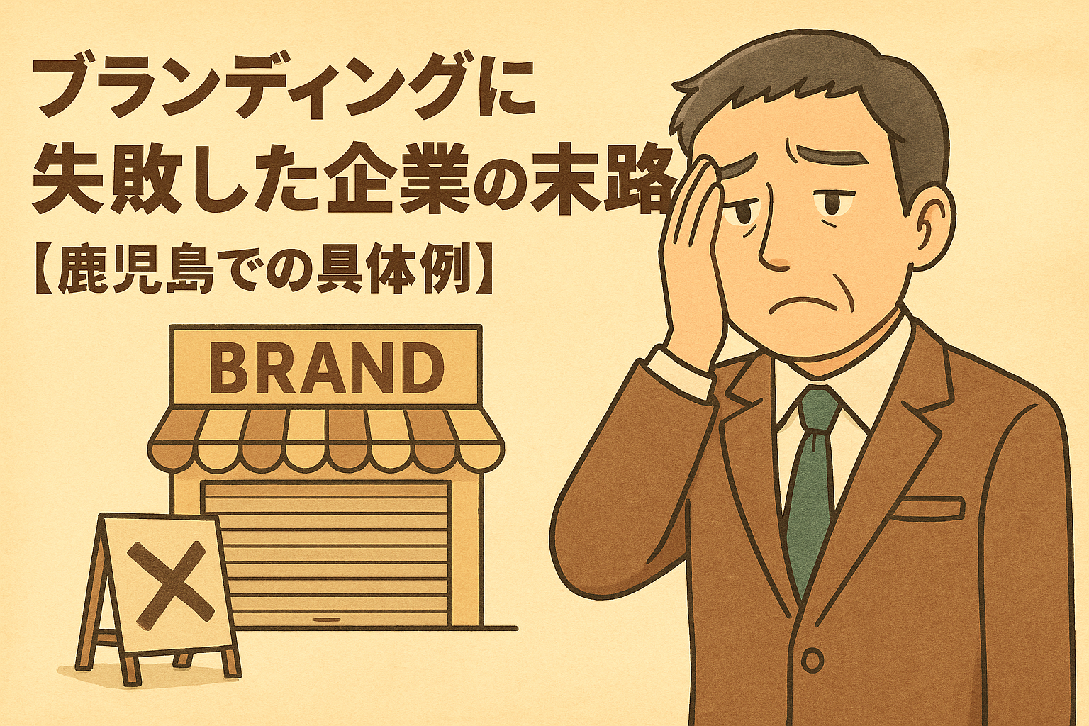ブランディングに失敗した企業の末路【鹿児島での具体例】