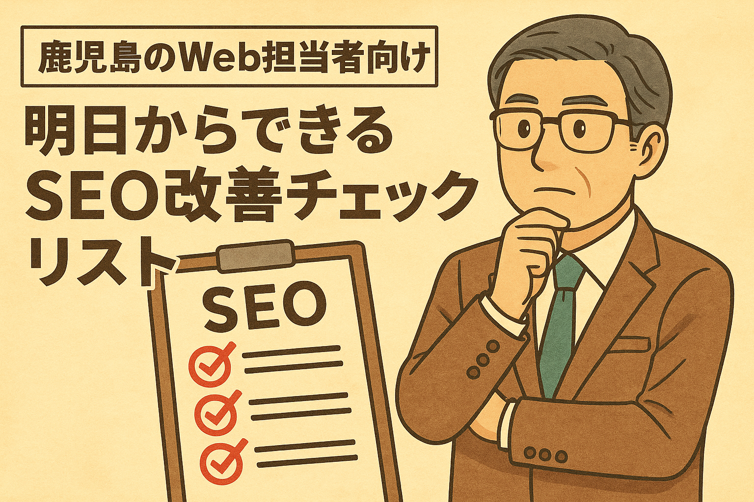鹿児島のWeb担当者向け｜明日からできるSEO改善チェックリスト