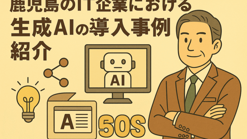鹿児島のIT企業における生成AIの導入事例紹介