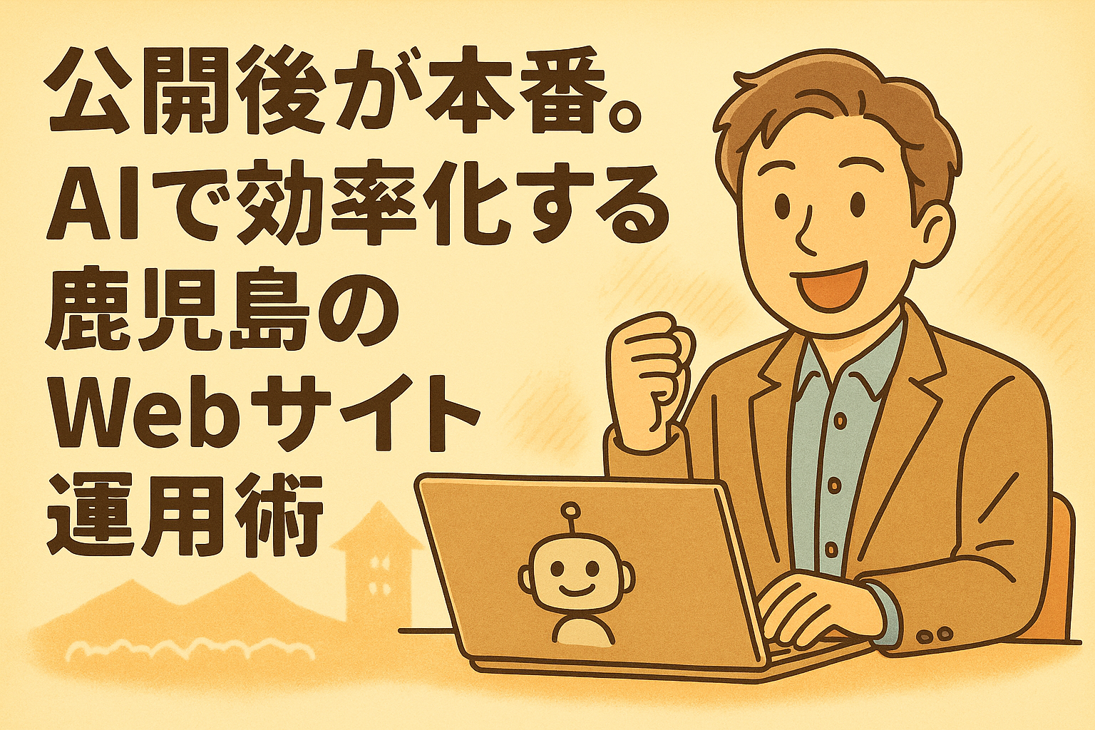 公開後が本番。AIで効率化する鹿児島のWebサイト運用術