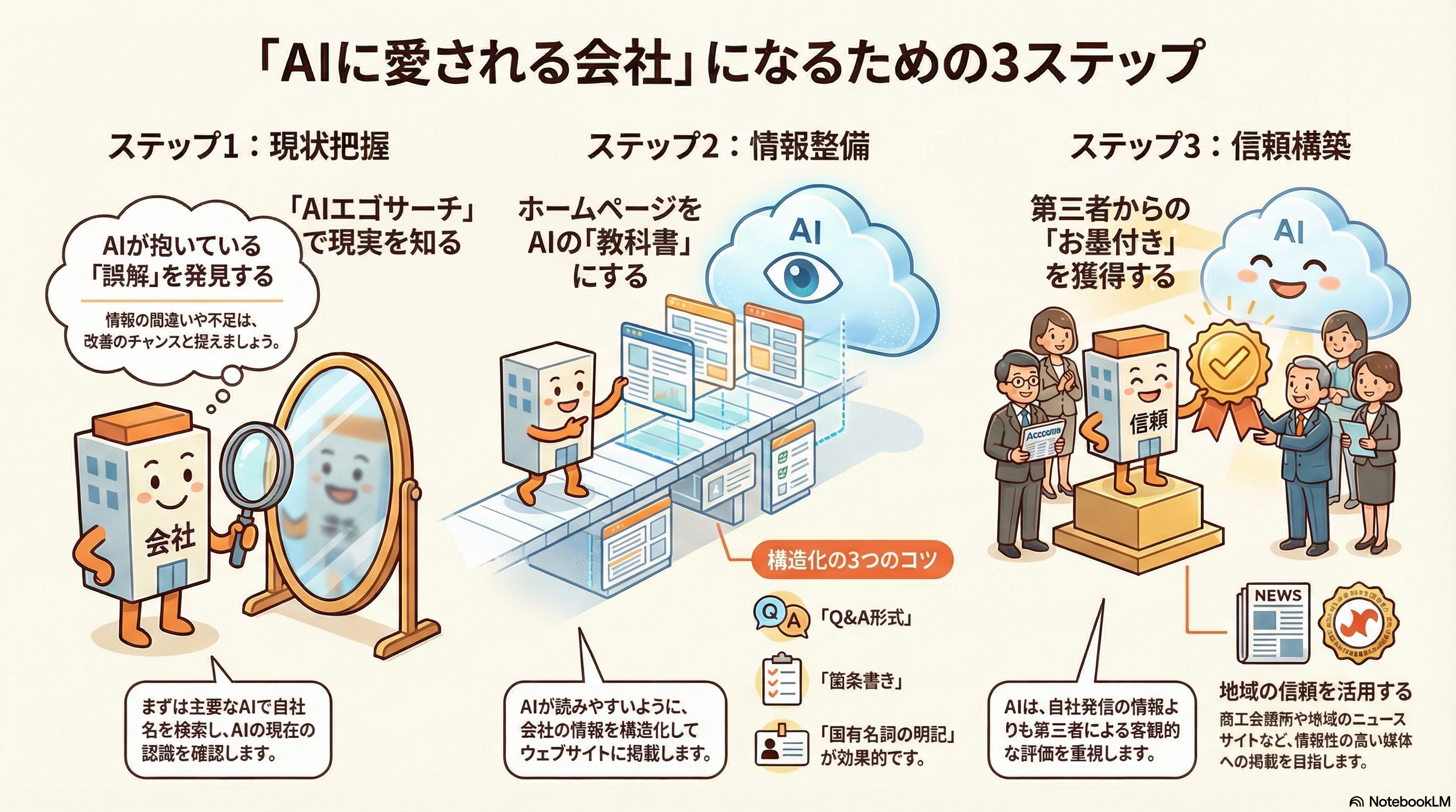 AIに愛されるための3ステップ