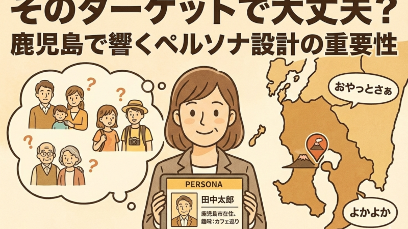 そのターゲットで大丈夫？鹿児島で響くペルソナ設計の重要性